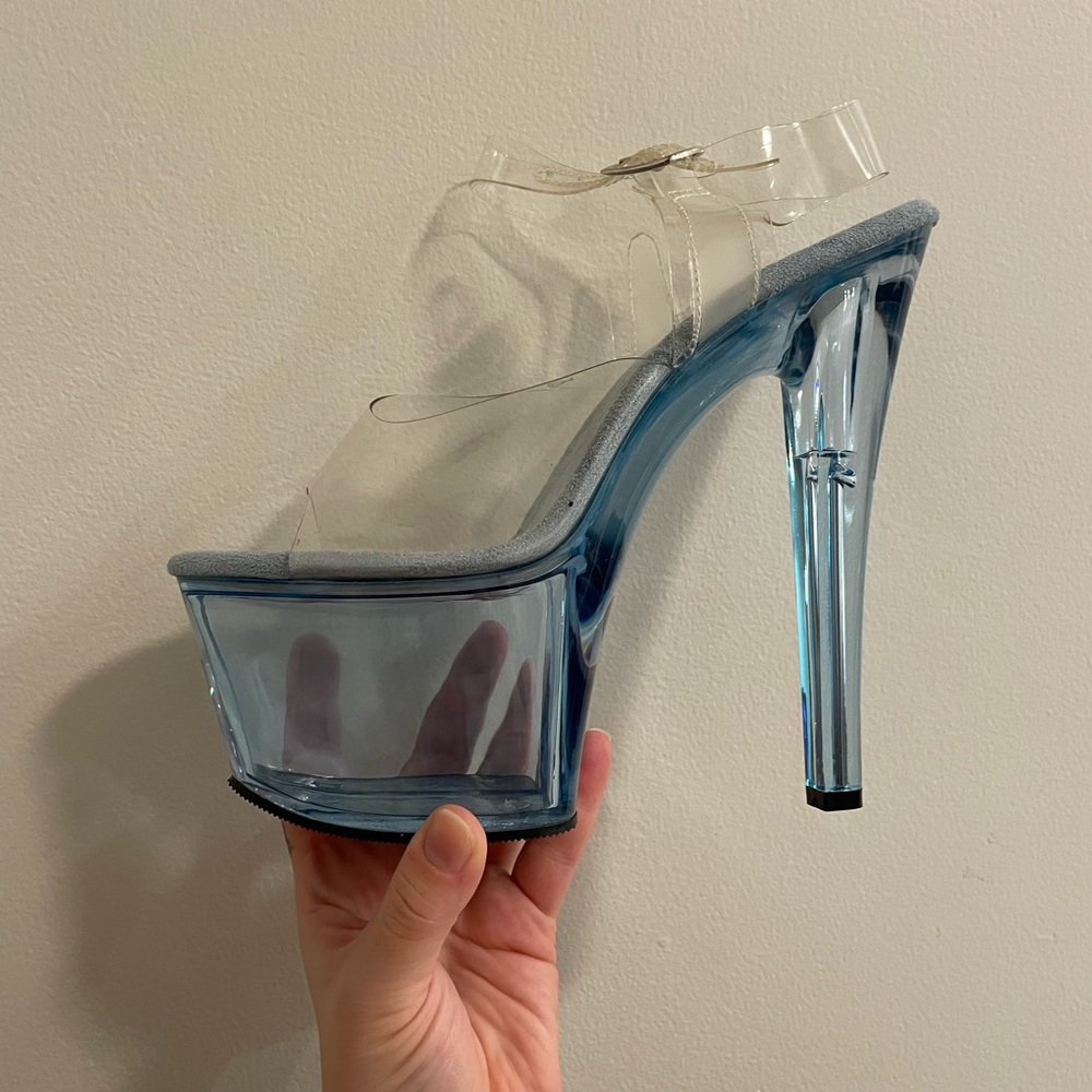 Pleaser 7” heels NWOT